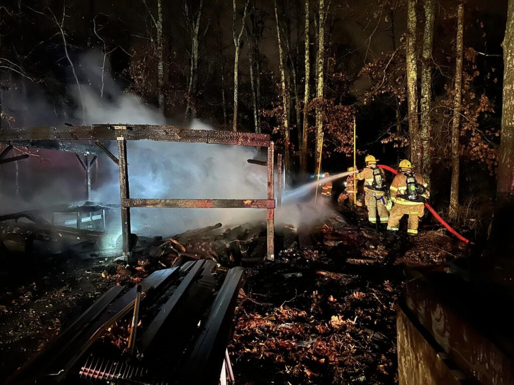 No Injuries In Shed Fire