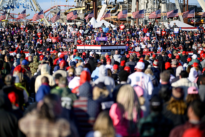 Trump’s Jersey Shore Rally Draws GOP Supporters