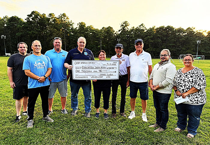 Mayor Presents Donation To Manchester Township Soccer Association ...
