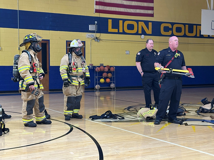Students Learn Fire Safety From Local Heroes