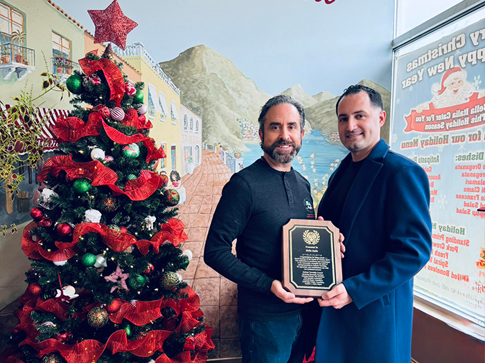 Bella Italia Recognized By Jackson Township