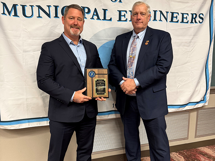 Manchester Honors Public Works Director With State Engineering Award