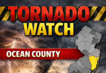 Storm Threat Puts Ocean County Under Tornado Watch