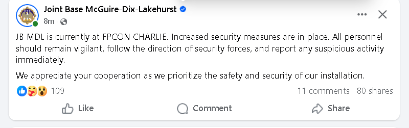 Suspicious Packages Cause Evacuation Of Joint Base