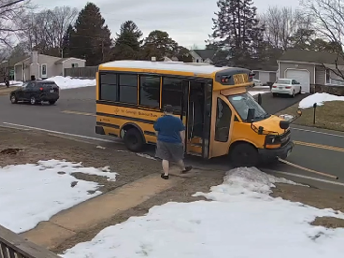 Police Seek Driver Who Passed School Bus During Student DropOff