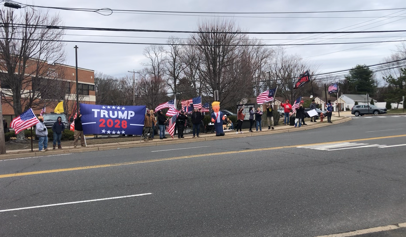 Trump Rally Streets VIDEO: Trump Rally Takes To The Road - Jersey Shore Online