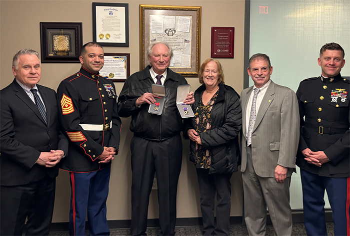 Delayed Purple Heart Awarded To Vietnam Veteran