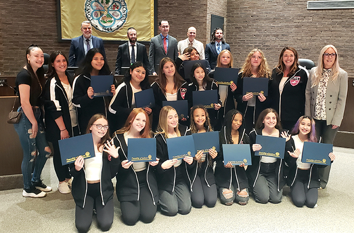 New Officers And Cheerleader Victory Are Causes To Celebrate