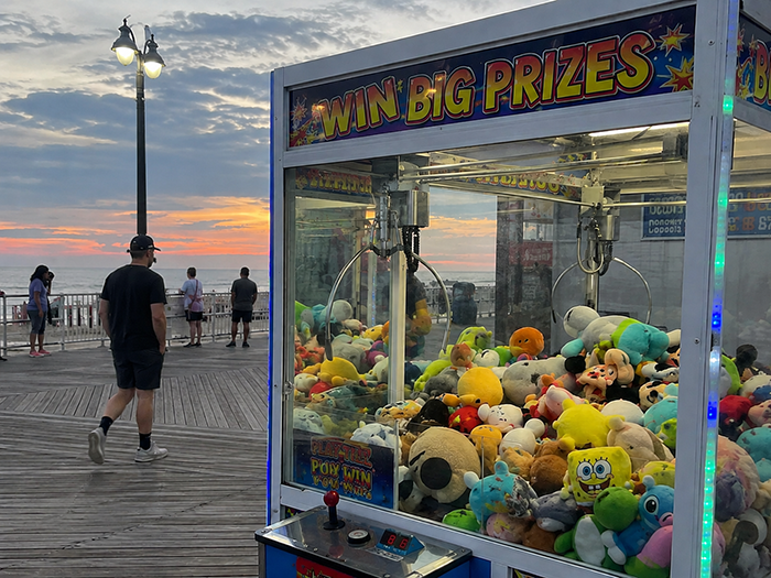 Boardwalk Claw Machine Named NJ's Most Unexpected Romantic Spot - Jersey  Shore Online