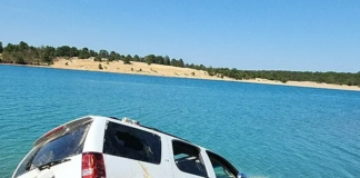 SUV Sinks After Incident At Crystal Lake