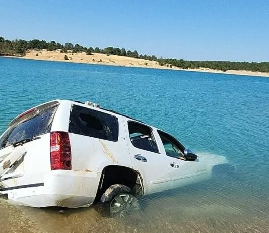 SUV Sinks After Incident At Crystal Lake
