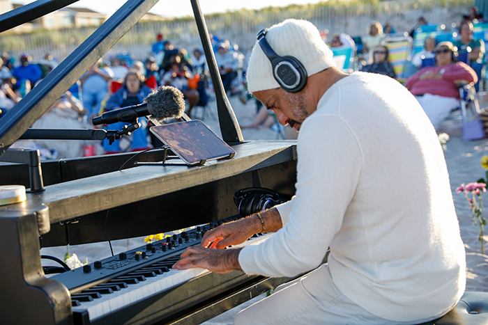 Listeners Embrace The Shore At Brick’s “Silent Piano” Concert