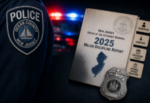 Ocean County Police Officers Named In State Discipline Report
