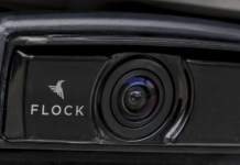 Flock Camera Pole Vandalized In Brick