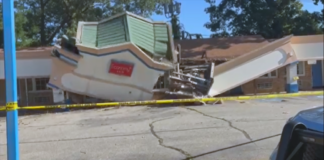 VIDEO: Storm Damage Triggers Roof Collapse At A Shore Area Motel