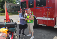 Marine Veteran’s Cross-Country Walk For Hope Reaches Ocean County