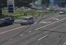 Truck Knocks Down Power Lines In Toms River