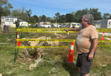 Sewage Overflow Impacts Mobile Home