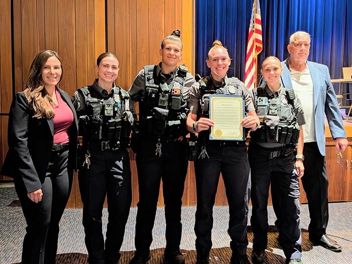 Veterans And Policewomen Honored